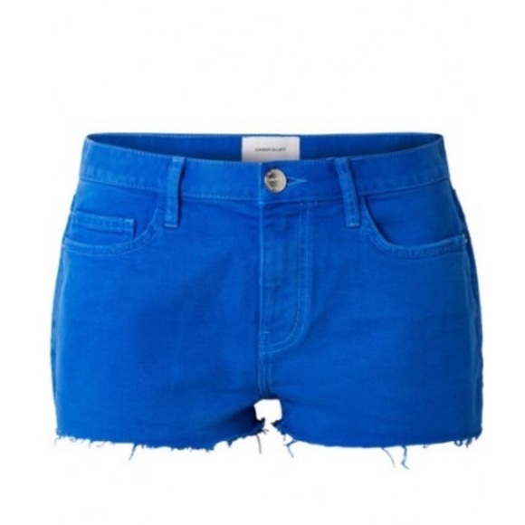 Current/Elliott The Boyfriend Short royal blue - Picture 1 of 8